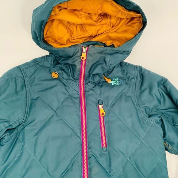 THE NORTH FACE cryptic jacket quilted long hooded recco 550 sz xs womens - Picture 2 of 6